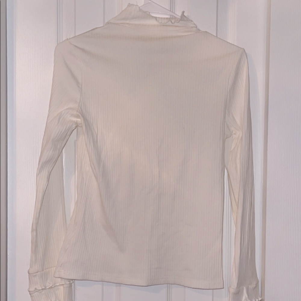 Long Sleeve Off White Shirt